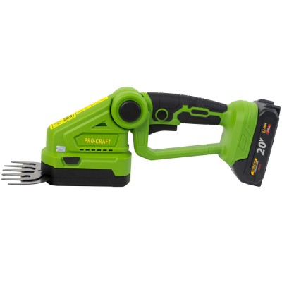 Подрезчик травы и кусторез аккумуляторный Procraft PGH2100 (1 акб)