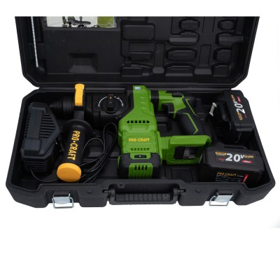 Аккумуляторный перфоратор Procraft PHA30 Кейс (с 2 акб и ЗП)