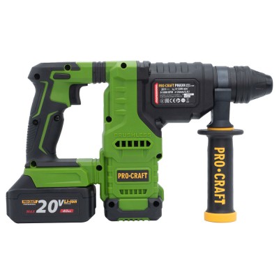 Аккумуляторный перфоратор Procraft PHA30 Кейс (с 2 акб и ЗП)