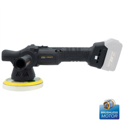 Аккумуляторная полировальная машина Procraft PM20 (без акб и зп)