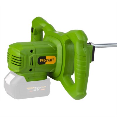 Аккумуляторный строительный миксер Procraft PMM20 (без акб и зп)