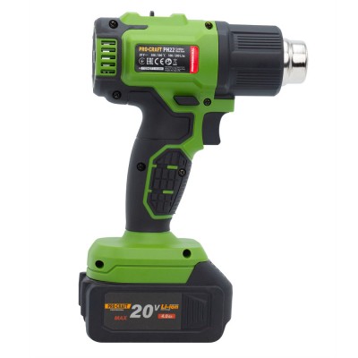 Аккумуляторный фен промышленный Procraft PH22 (без акб и зп)