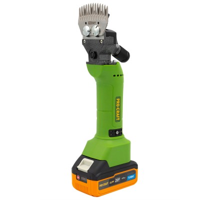 Аккумуляторная машинка для стрижки овец Procraft SC20 (с 1 акб)