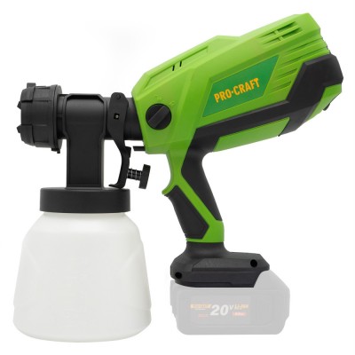 Аккумуляторный краскопульт Procraft PSE20(без акб и зп)