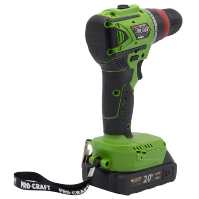 Шуруповерт Procraft PA18LiN DFR (с 1 акб и зп)