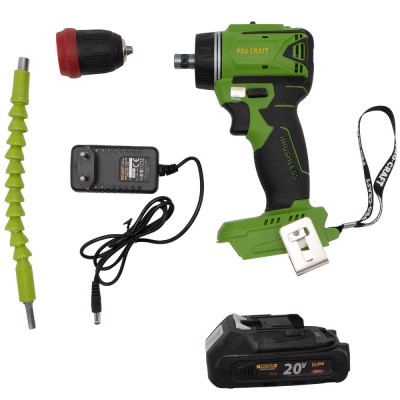 Шуруповерт Procraft PA18LiN DFR (с 1 акб и зп)