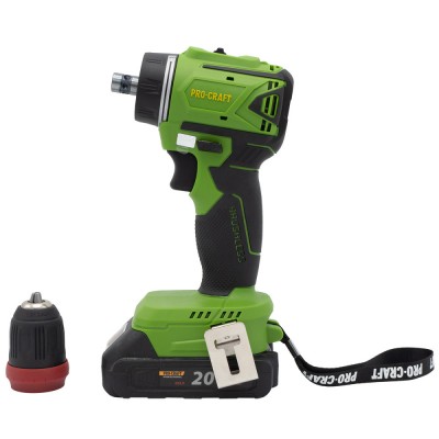 Шуруповерт Procraft PA18LiN DFR (с 1 акб и зп)